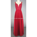Red Chiffon Evening Dresses Red Carpet Dresses